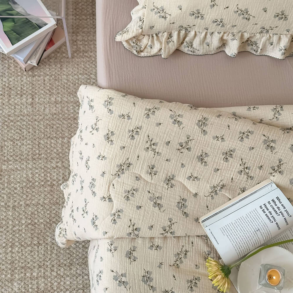 Twin cotton quilt sets