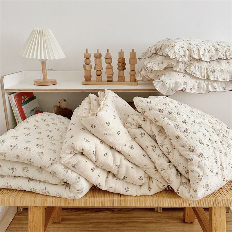 Cotton Muslin Quilted Baby Blankets - MyWinifred