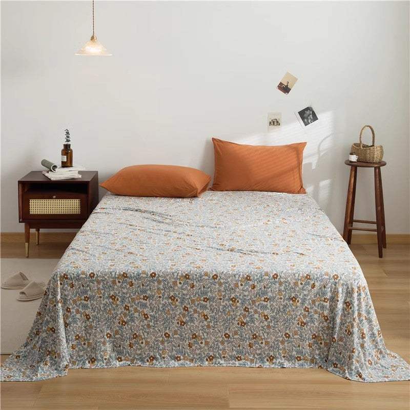cotton floral sheets