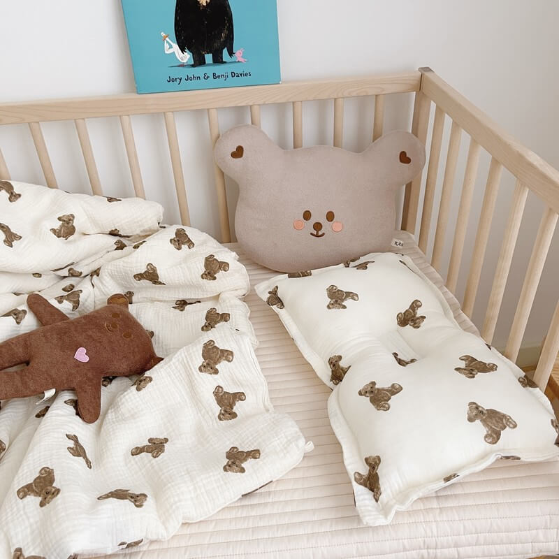 crib blanket bear