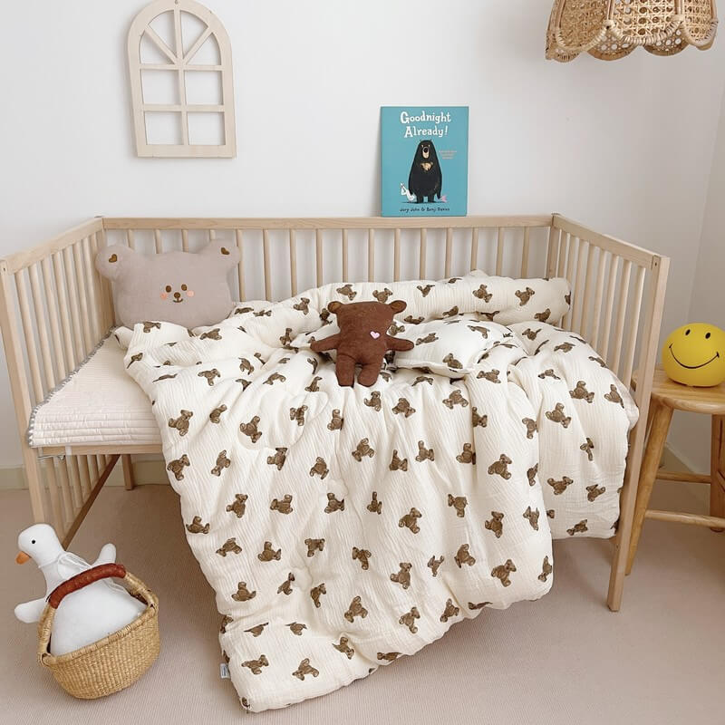 teddy bear crib blankets