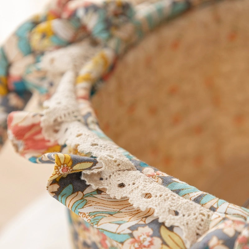 Baby Girls Fabric Flower Basket - MyWinifred