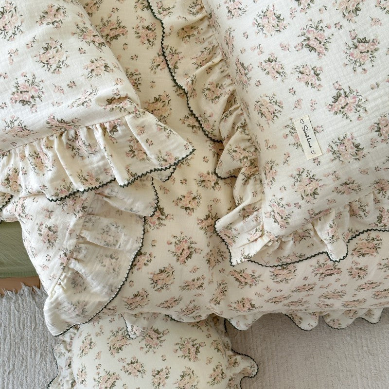 Round Ruffle Decorative Pillows for Baby Nursery - MyWinifred