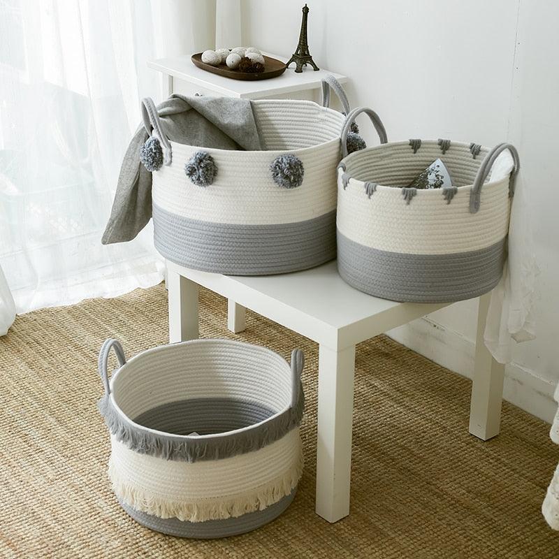 Cotton Rope Toy Collection Basket - MyWinifred