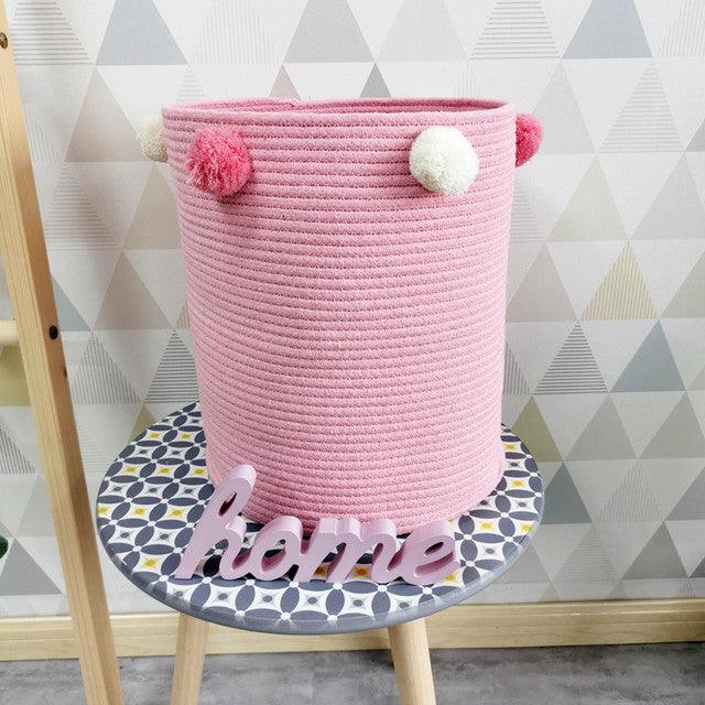 Cotton Rope Storage Basket Kid Toys Baskets - MyWinifred