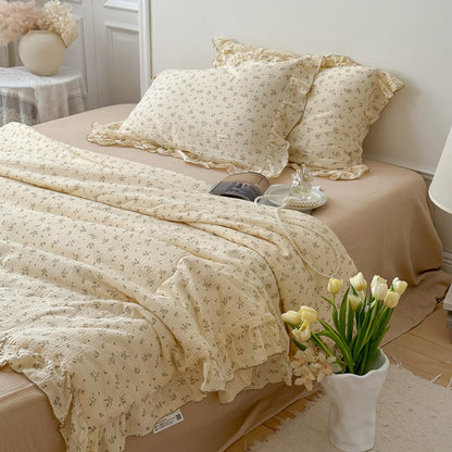 3-piece cotton quilt bedding set