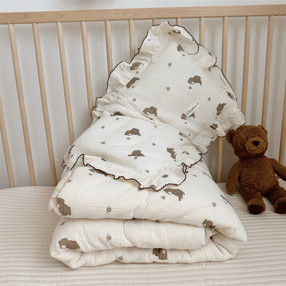 Couette animaux pour petites filles