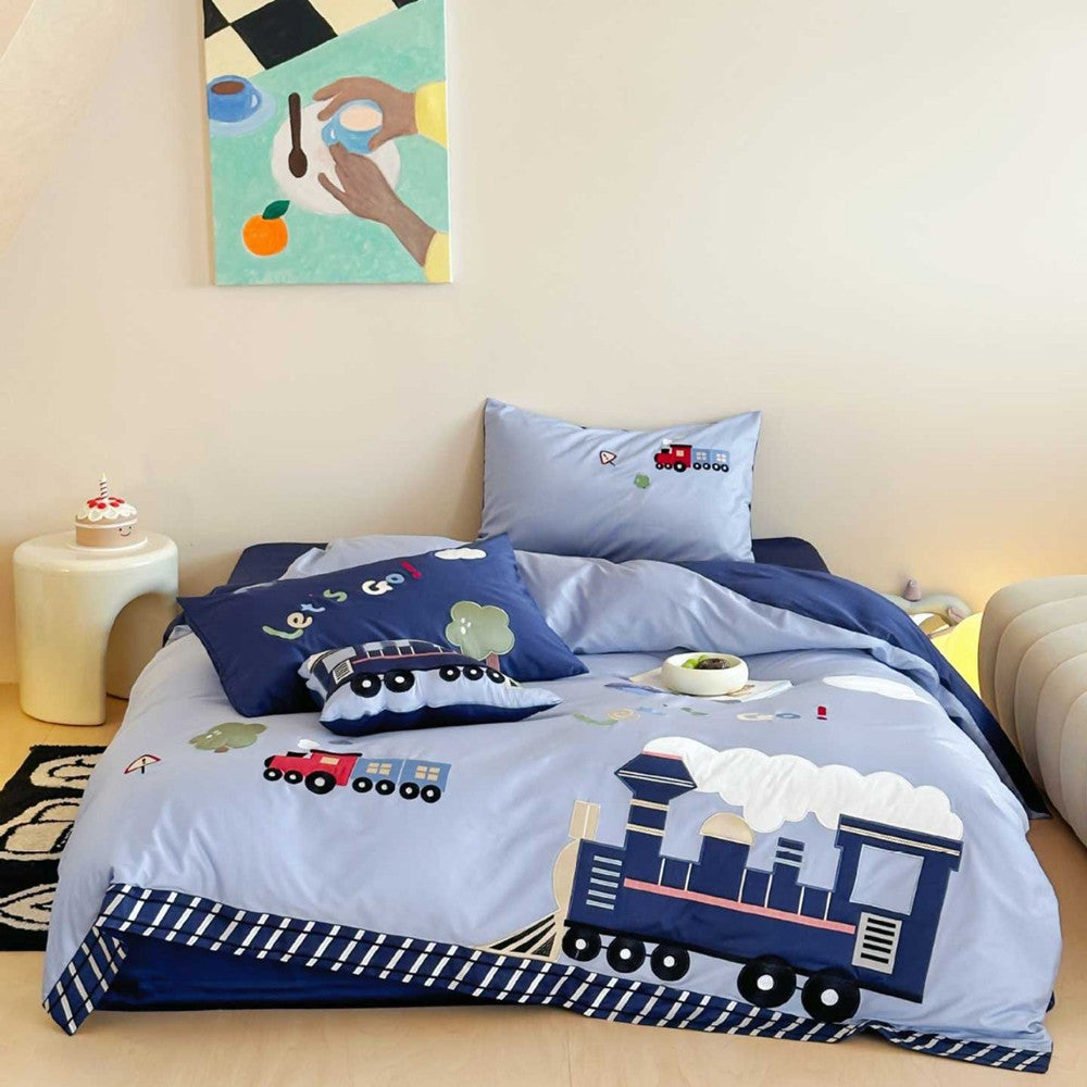Train Bedding Set – Long-Staple Cotton