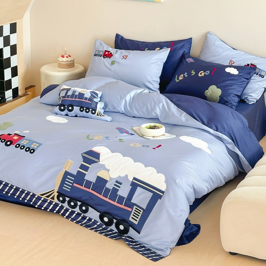 Train Bedding Set – Long-Staple Cotton