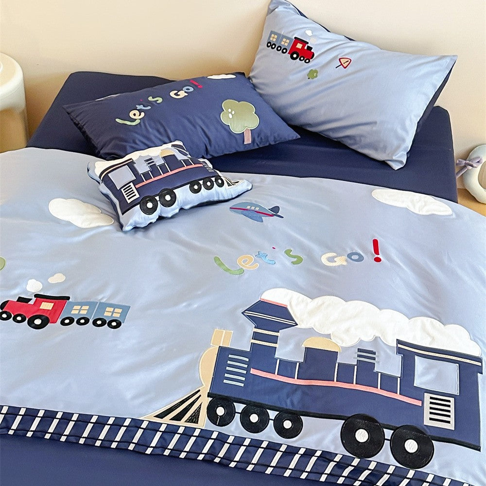 Train Bedding Set – Long-Staple Cotton