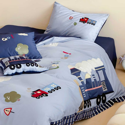 Train Bedding Set – Long-Staple Cotton