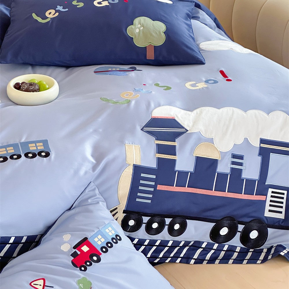 Train Bedding Set – Long-Staple Cotton