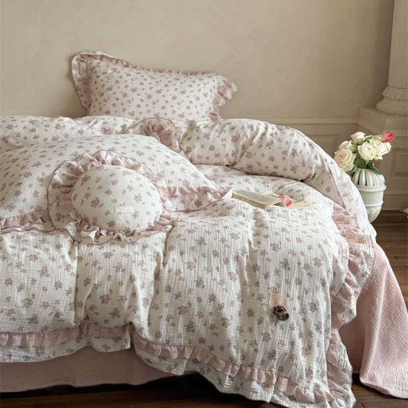 Modern floral bedding