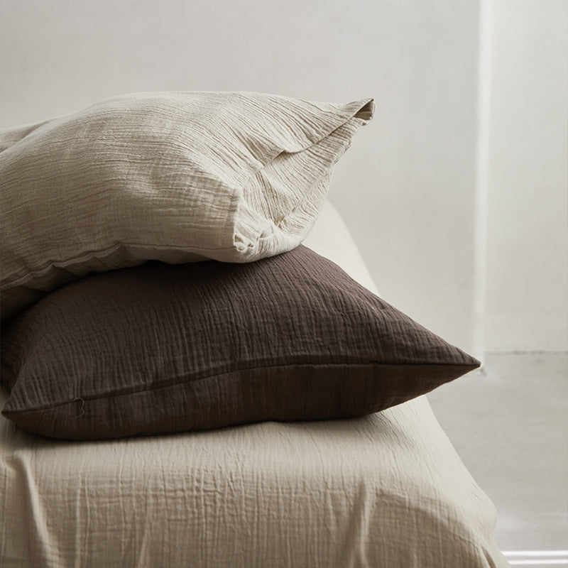 Luxurious Cotton Muslin Queen Bedding Set Classic Solid Color luxurious-cotton-muslin-queen-bedding-set-classic-solid-color