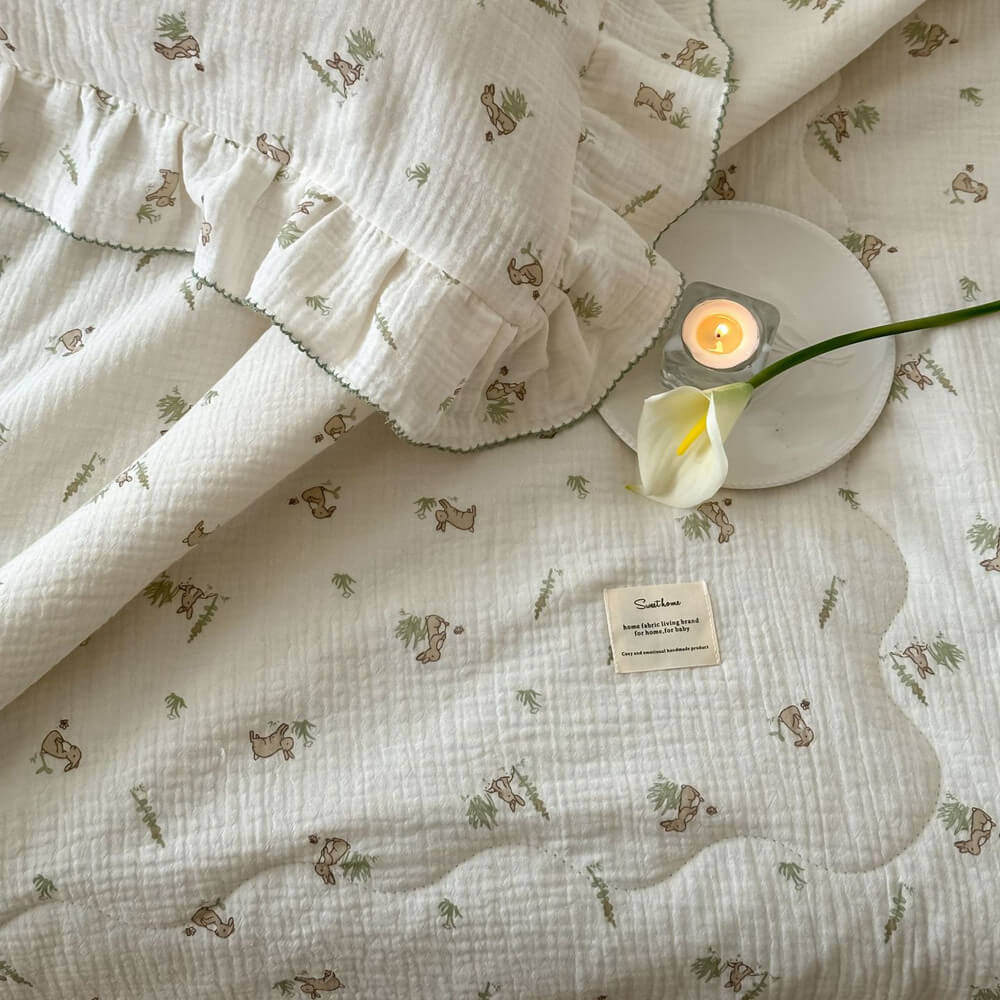 Reversible cotton comforter