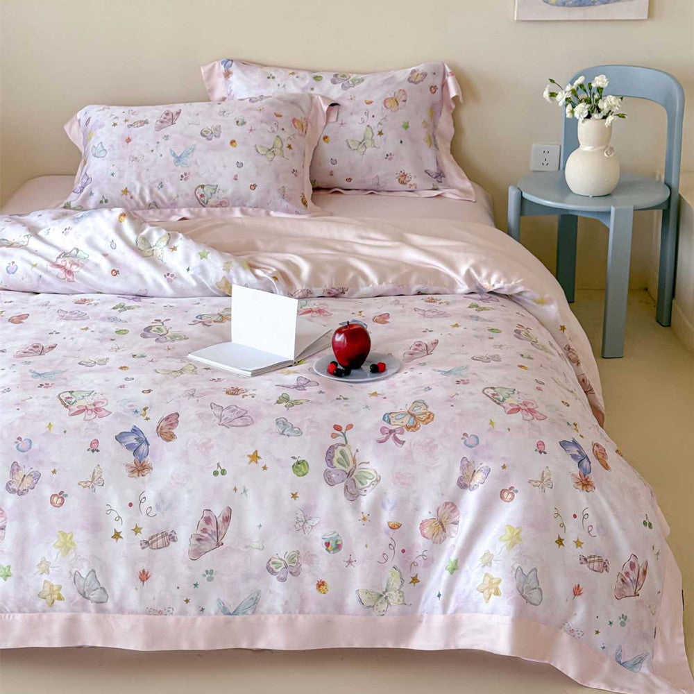 Luxury Lyocell Butterfly Bedding Set
