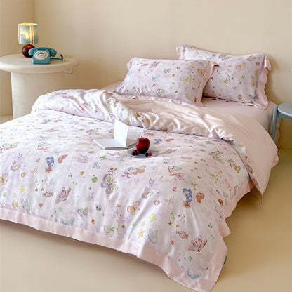Luxury Lyocell Butterfly Bedding Set
