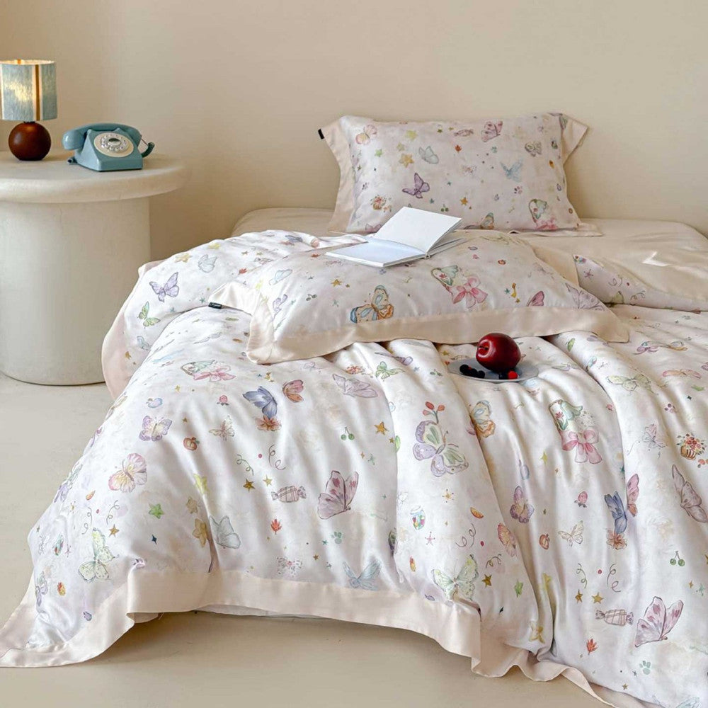 Luxury Lyocell Butterfly Bedding Set