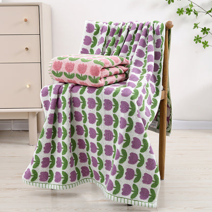 Tulip Bath Towel Set – 100% Cotton