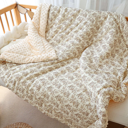 Warm cotton baby blanket