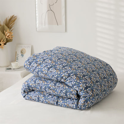 cotton floral duvet cover set