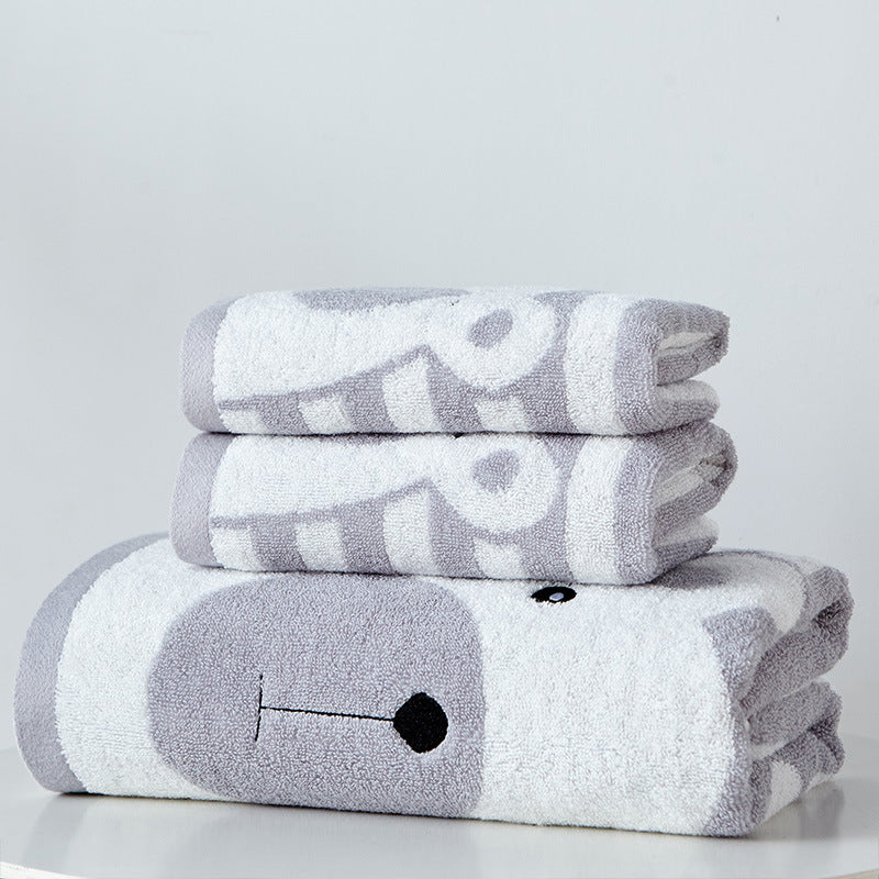 cotton kids bath towels