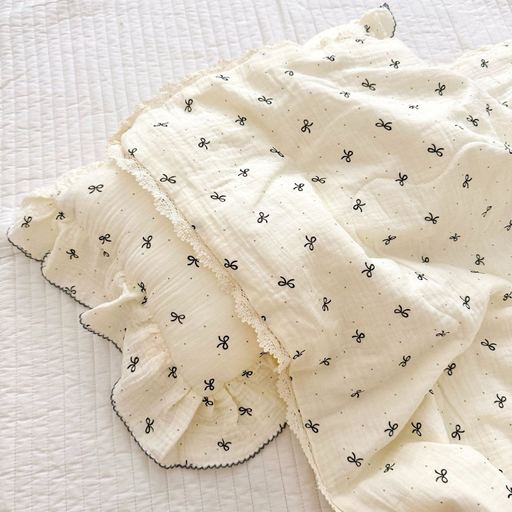 cotton reversible baby quilt