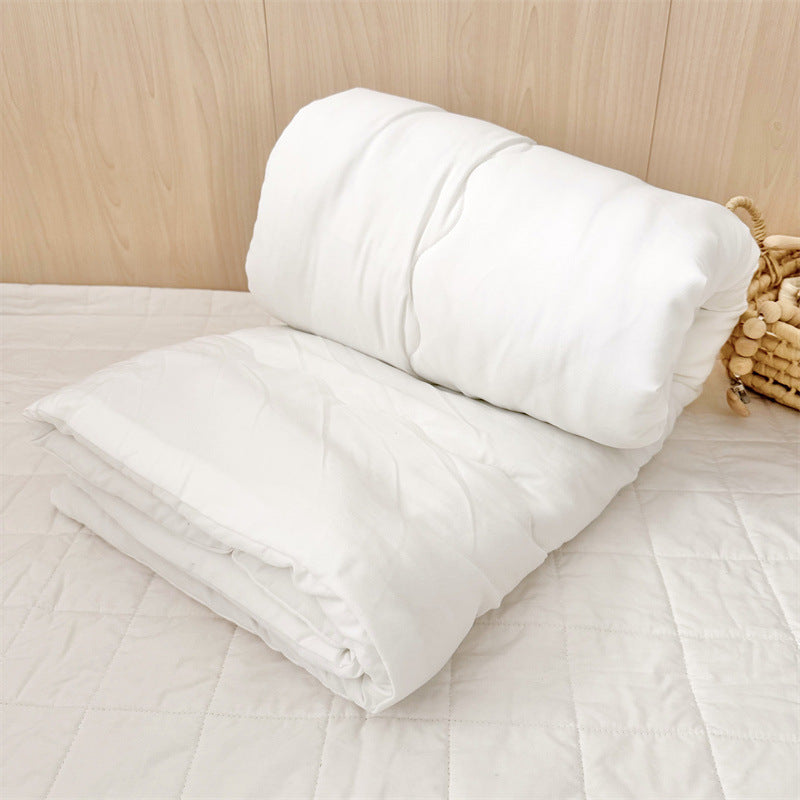 Ultra-soft toddler-size comforter insert designed to be used inside duvet covers for added comfort