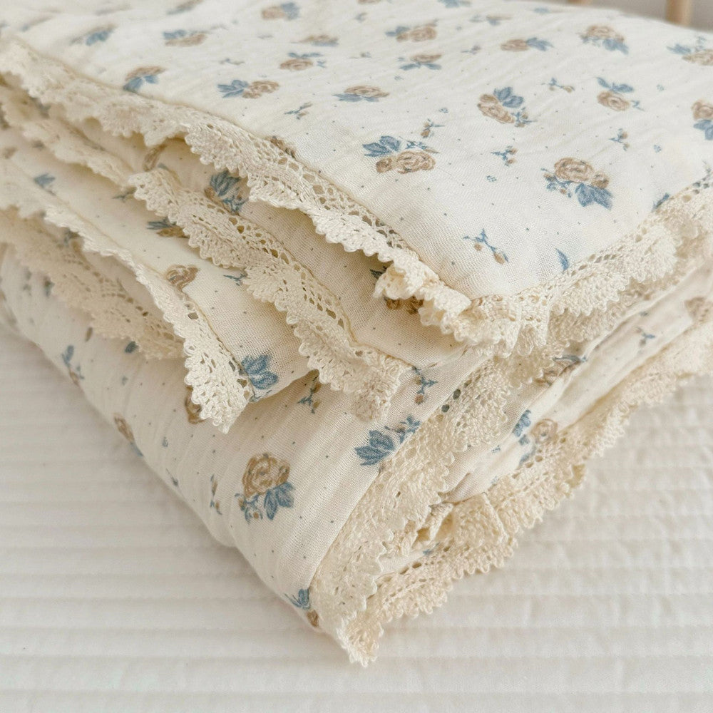 floral quilt baby bedding