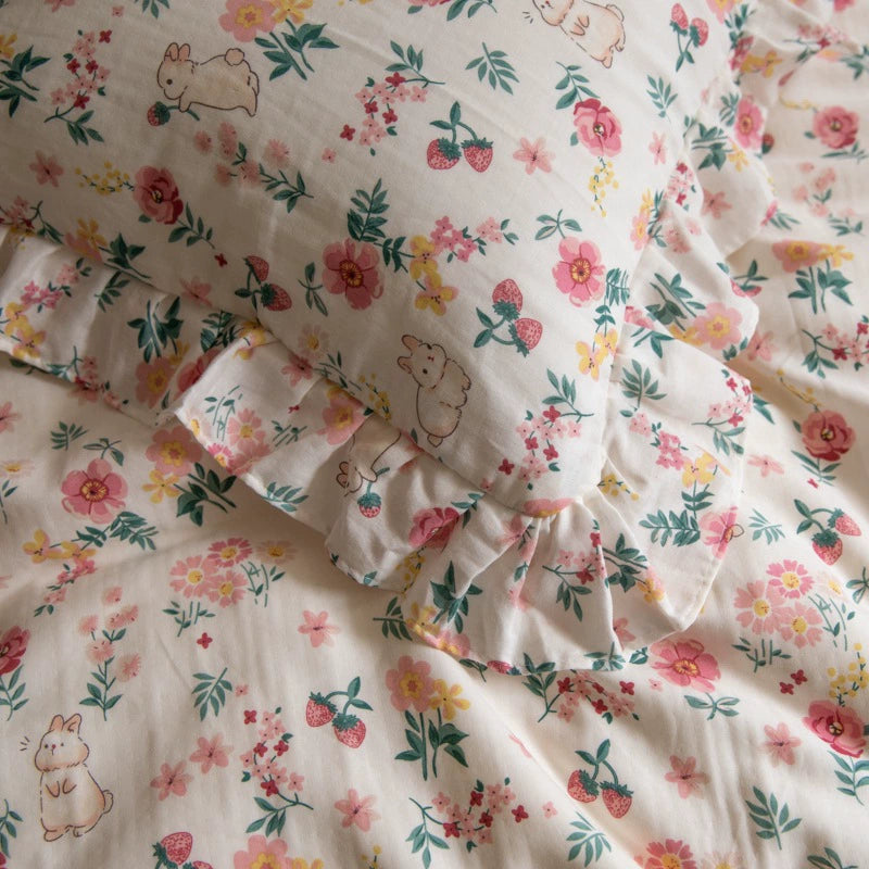 flower bunny bedding