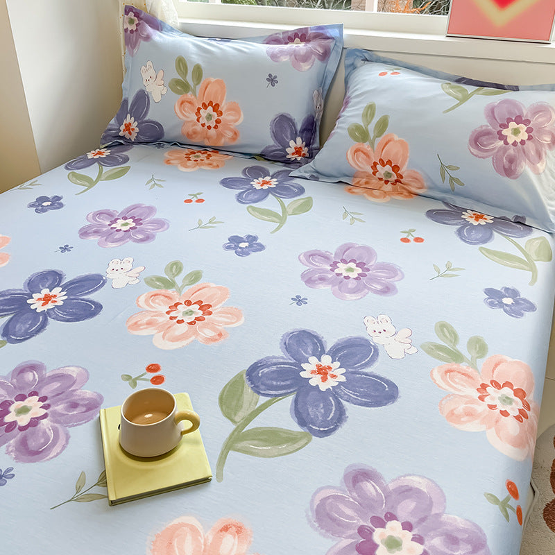 flower fitted sheet