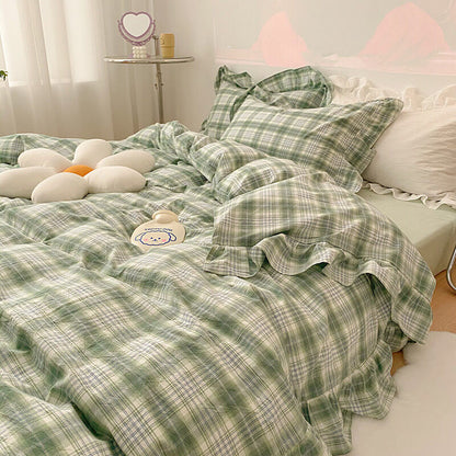 green-plaid-twin-comforter