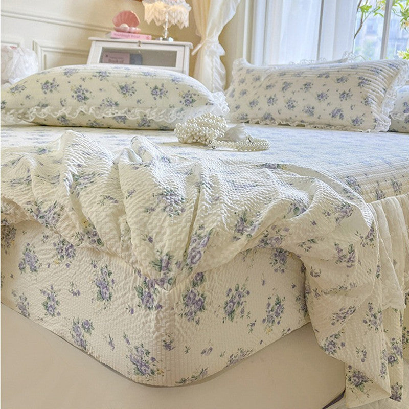 quilted bed skirt