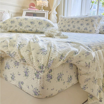 quilted bed skirt