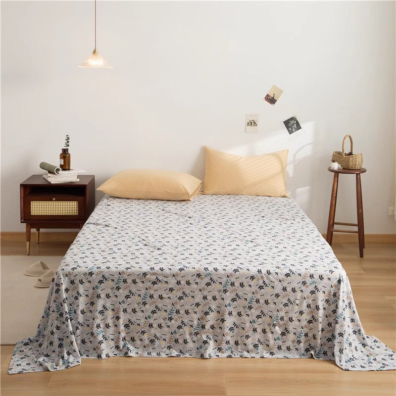 soft cotton bed sheet