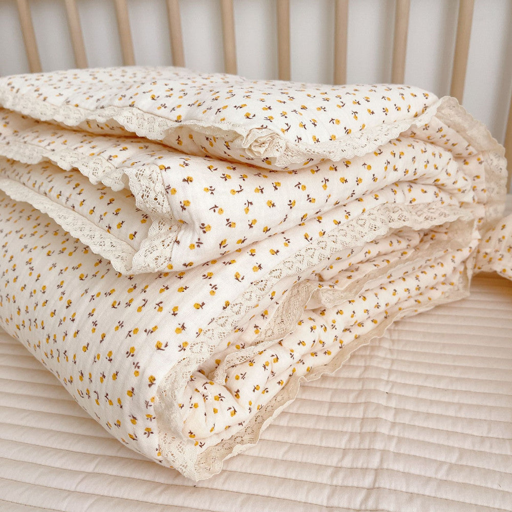 toddler bed quilt for girls