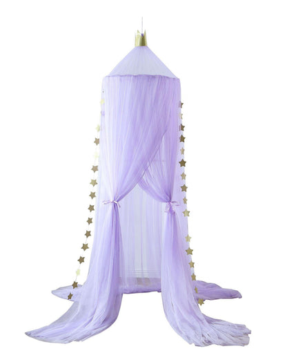 baby bed canopy tent-light purple