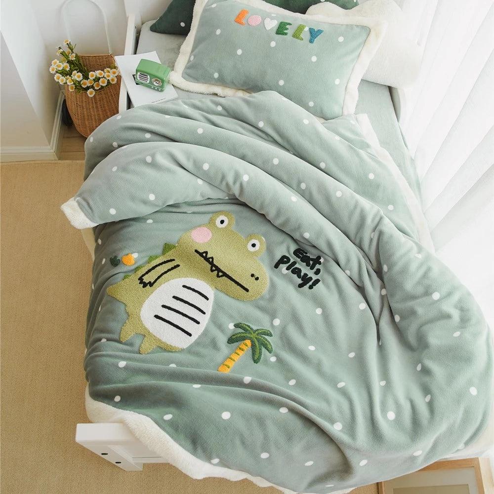 Flannel Bedding Set for Toddler - MyWinifred