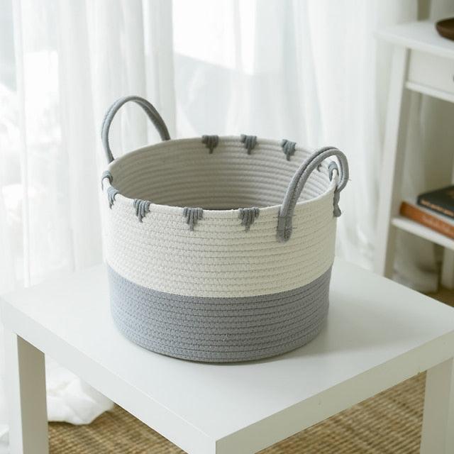 Cotton Rope Toy Collection Basket - MyWinifred